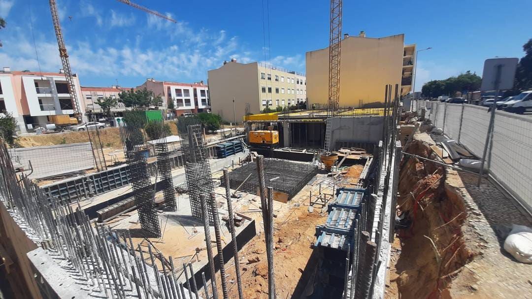 Obra do Jardins do Anjo · vista da envolvente, Maio 2026